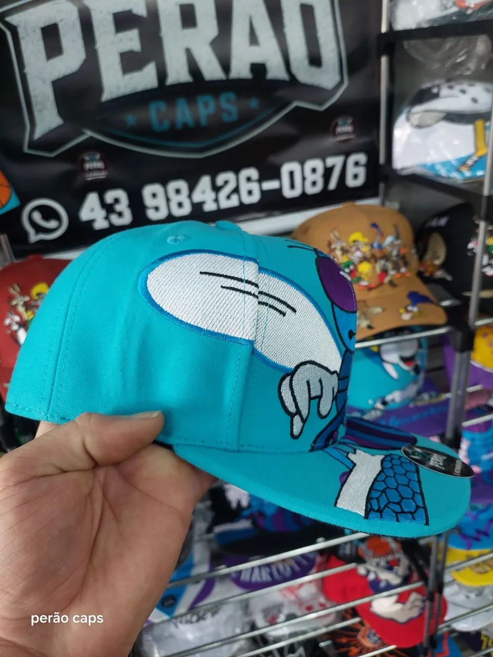 Boné Charlotte Hornets big logo - Foto 2