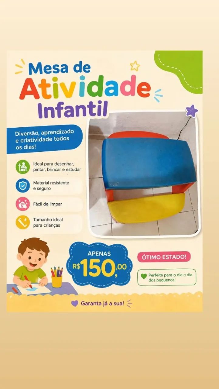 Mesa infantil 