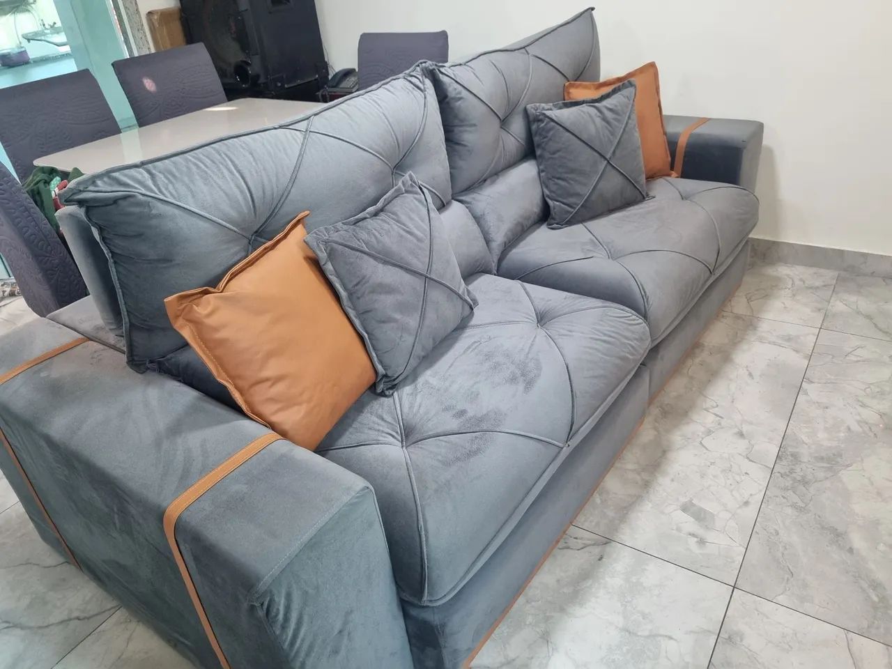 Sofá retrátil seminovo  - Foto 2