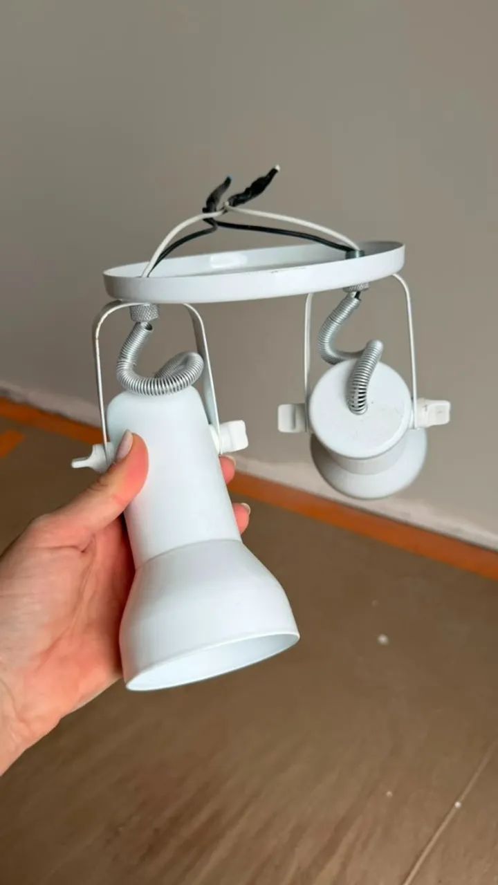 Spot duplo branco iluminação / lâmpada - Foto 3