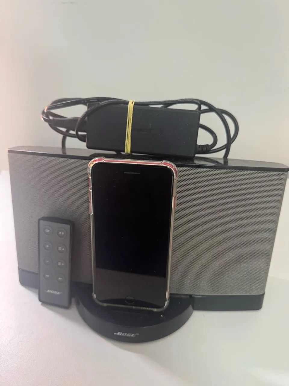 Sounddock buse caixa de som + iphone 7 vermelho - Foto 2