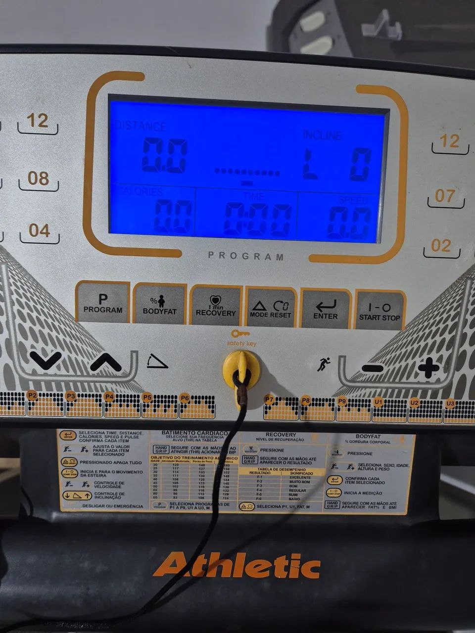 Esteira athletic profissional advanced 720 EE  - Foto 2