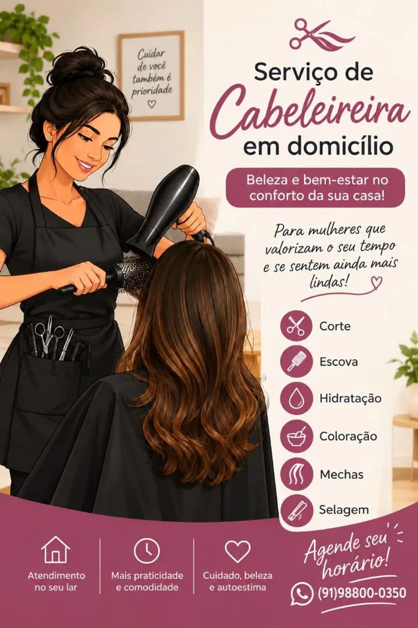 Beleza e bem estar em domicílio 