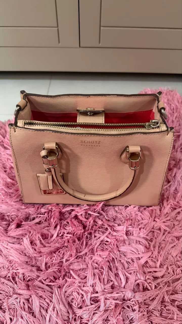 Bolsa Lorena média couro original  - Foto 2