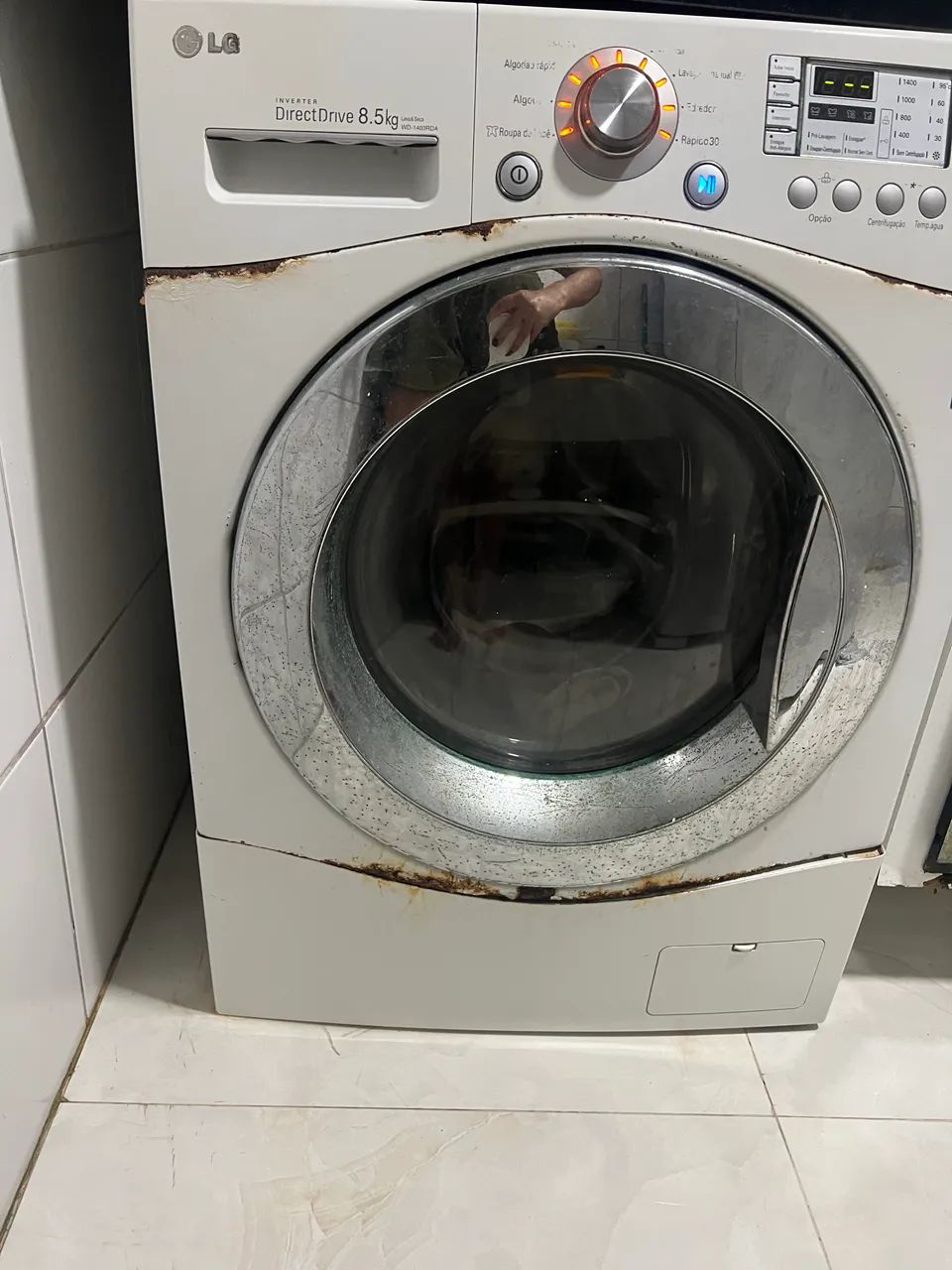 Vendo máquina de lavar com defeito 