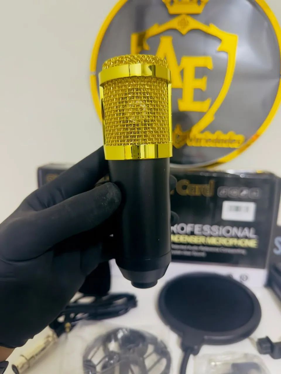 Microfone condensador profissional  - Foto 3