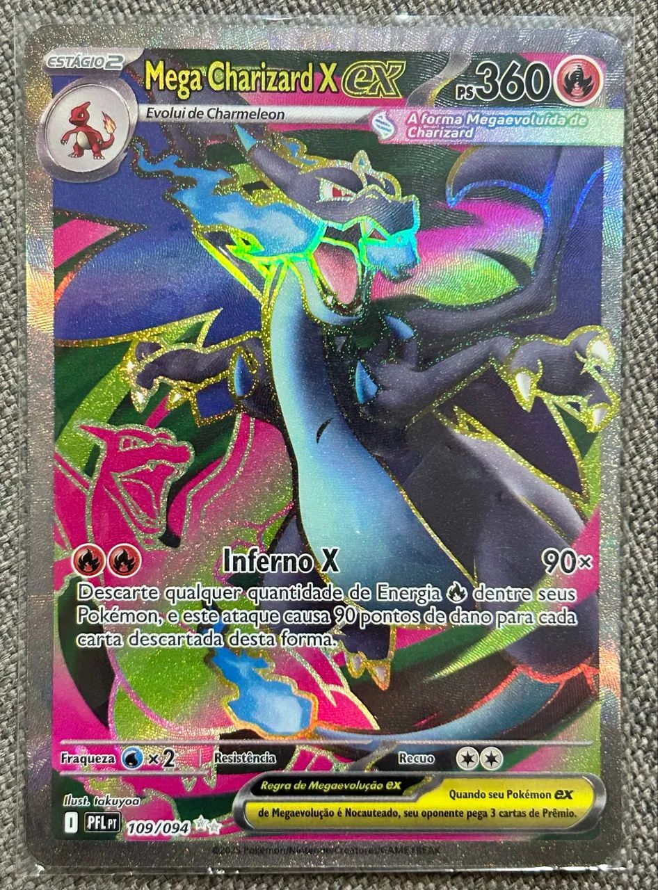 Carta Pokémon Mega Charizard X ex