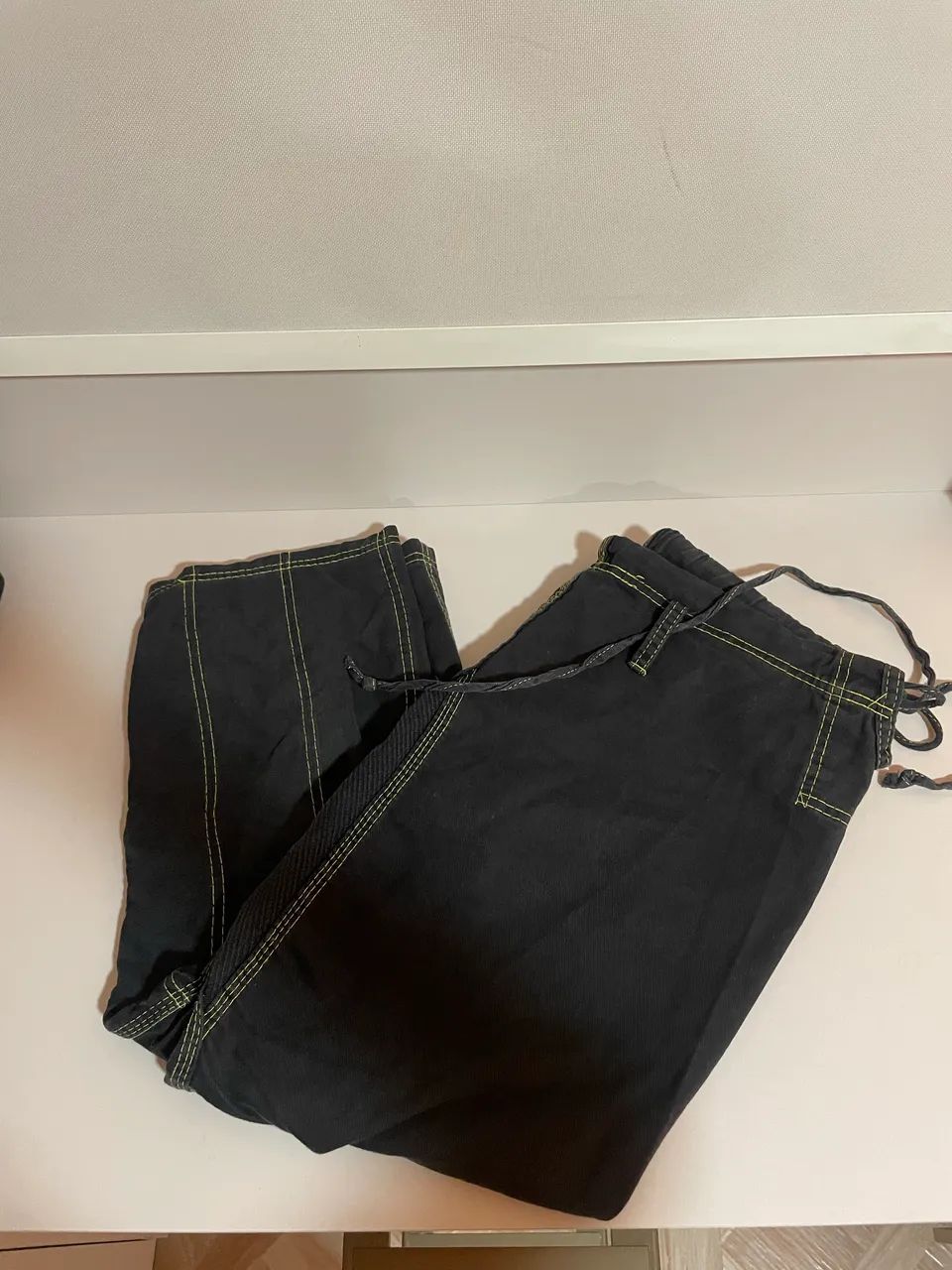 kimono preto a0 trançado usado - Foto 2