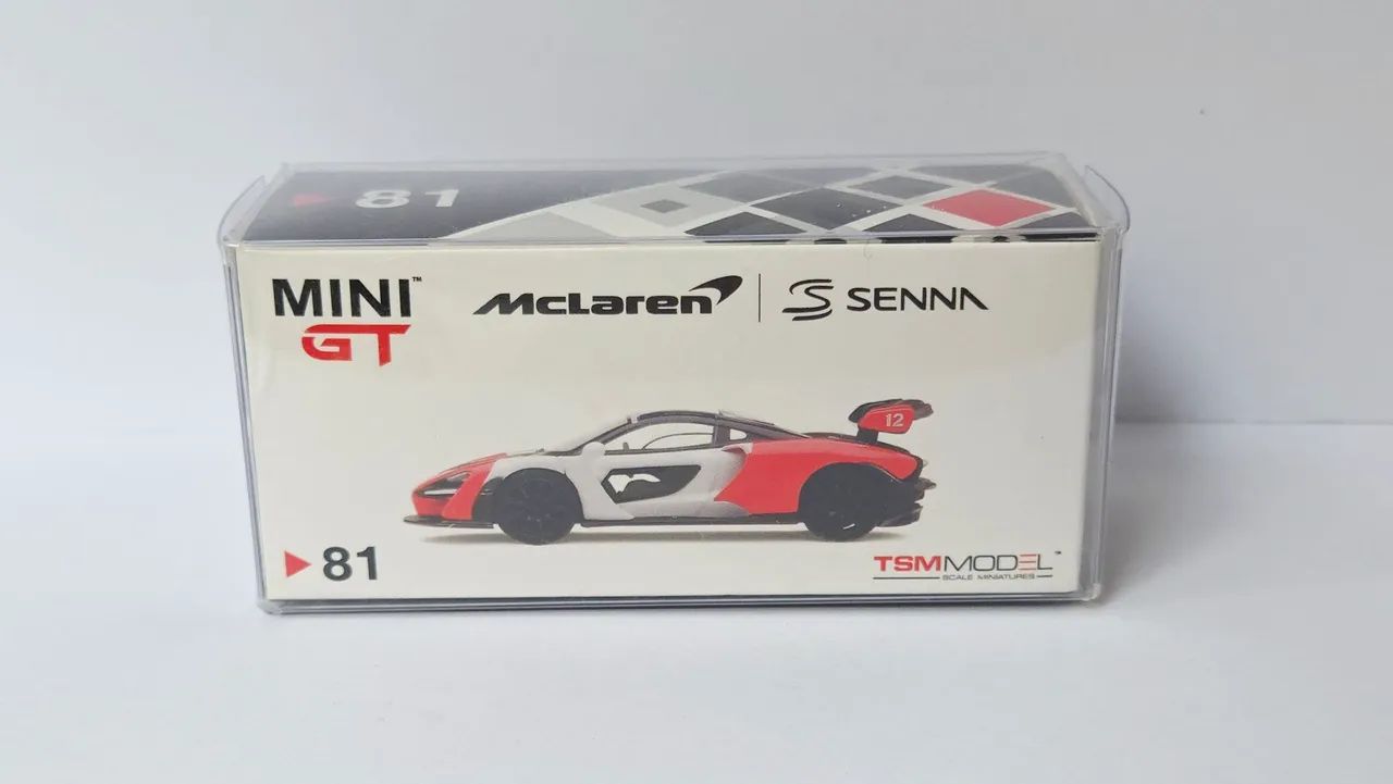 Miniatura Mini GT 1:64 McLaren Senna Marlboro #81 - Hobbies e