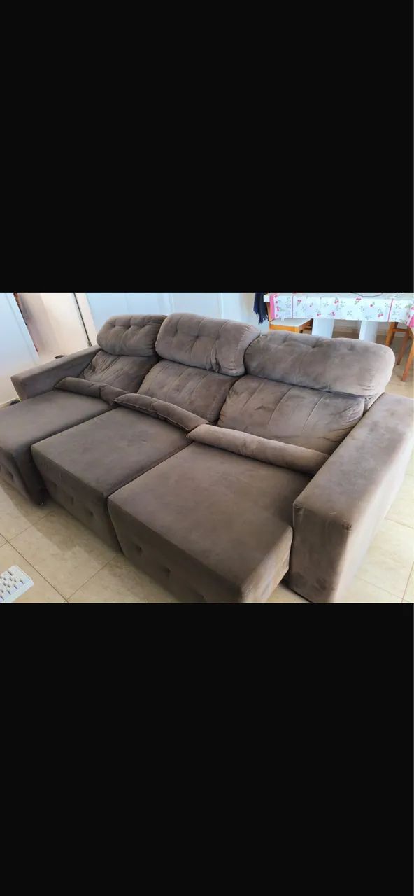 Sofa retratil e reclinavel