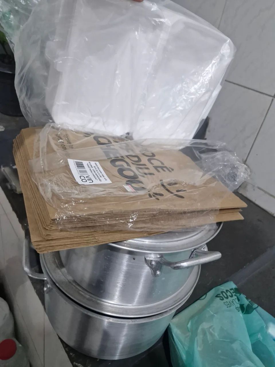 Chapa com 2 prensas e Kit lanchonete - Foto 3