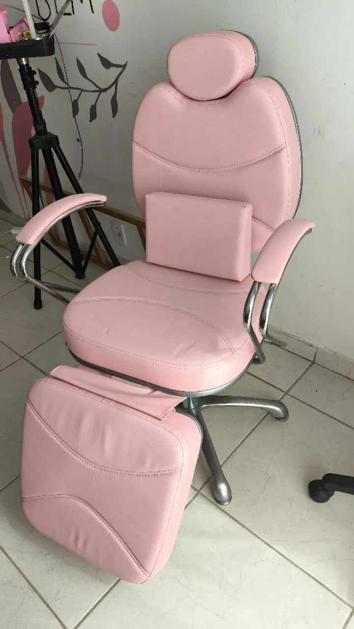 Maca reclinável/poltrona para esteticista e mocho  - Foto 3