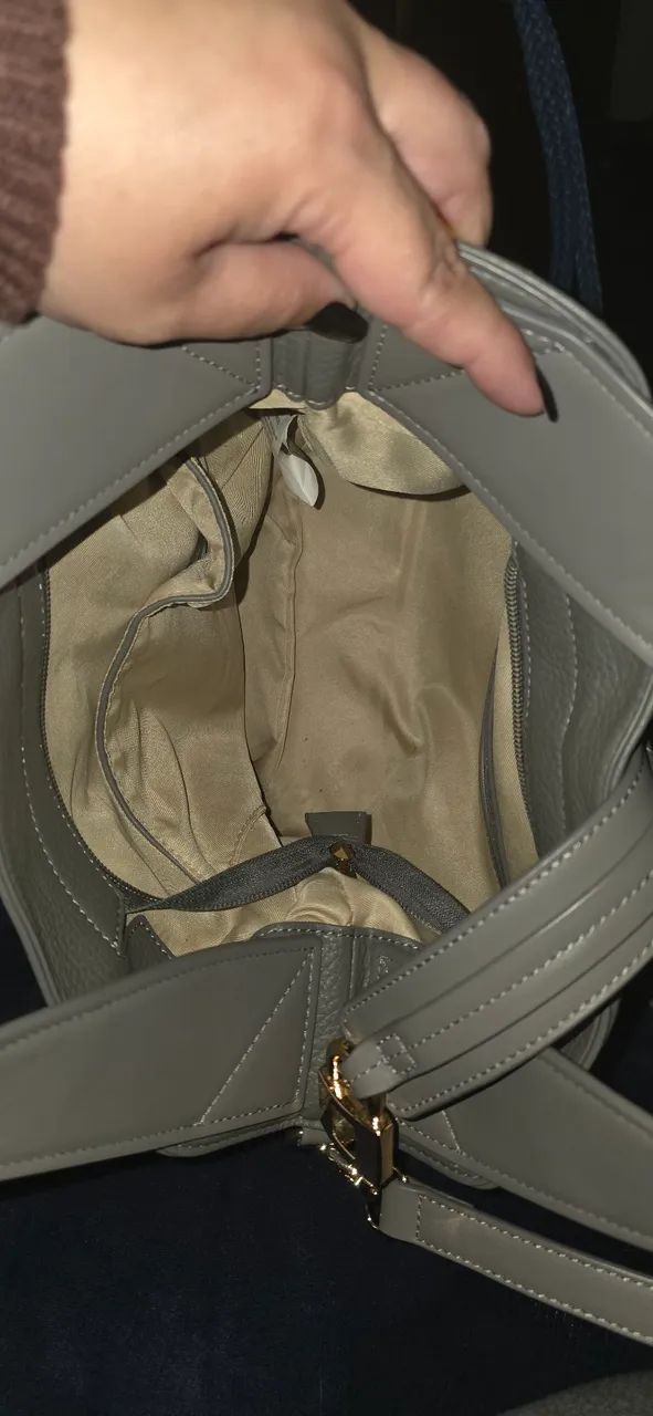 Bolsa cinza - Foto 3