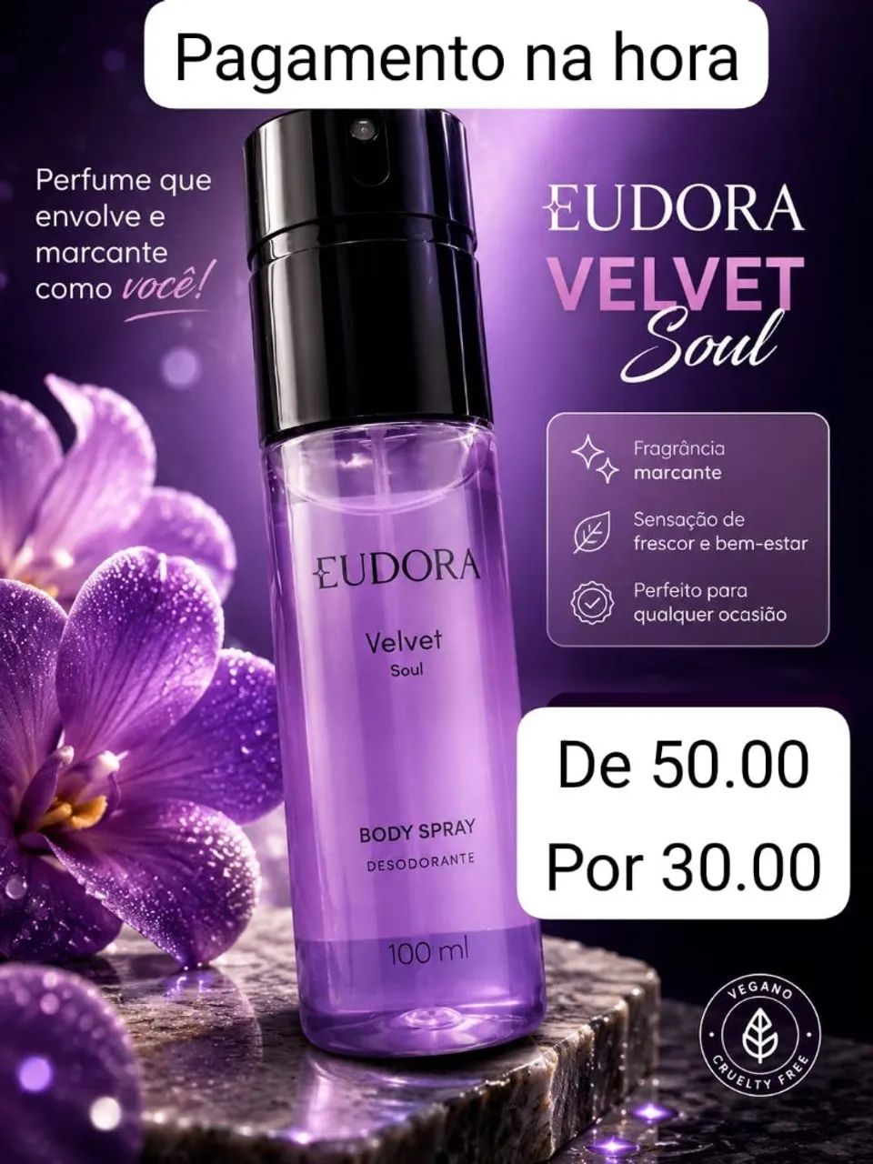 Perfumes original eudora e hidratante com a metade do preço 