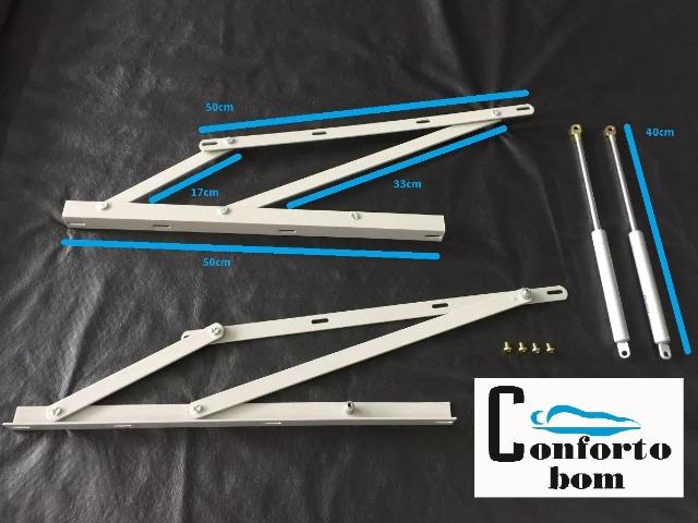 Kit articulador + pistão para cama box baú