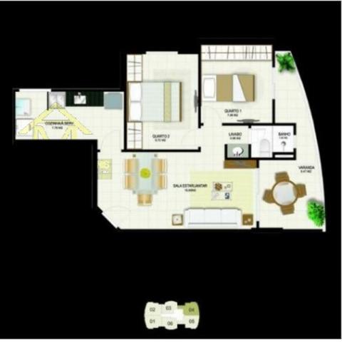 Apartamento à venda com 2 dormitórios em Bento ferreira, Vitória cod:9123 - Foto 10