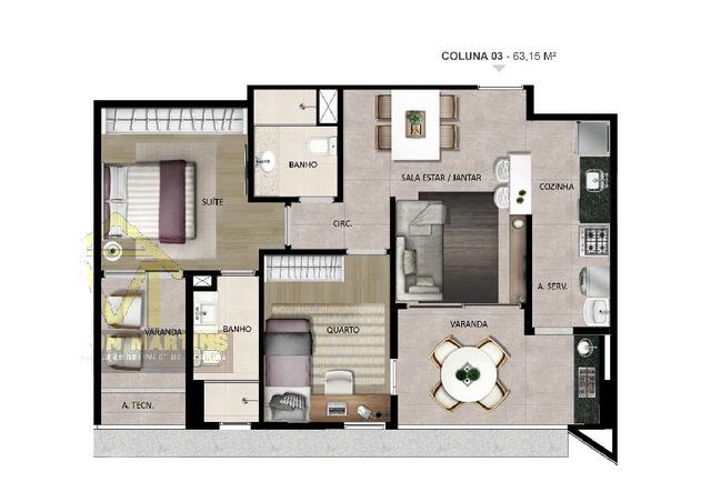 Apartamento à venda com 2 dormitórios em Praia do canto, Vitória cod:8303 - Foto 19