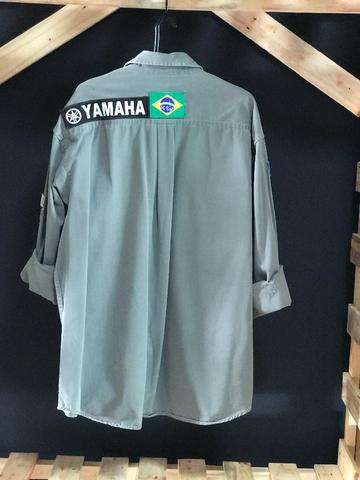 Camisa Manga Longa Cinza clara Old Navy - Tamanho - G - Foto 2