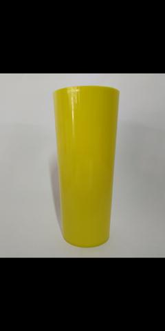 Copo Long Drink Amarelo Liso Para Transfer a Laser