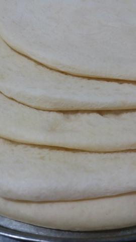 Discos de pizza pré assado