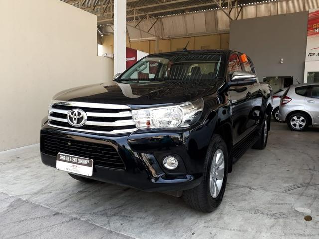 Toyota 2018 Hilux srv 4x4 2.7 Flex Automatico top de linha impecável confira