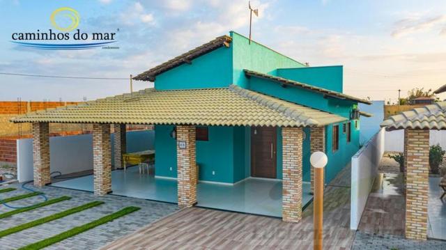 Casa 3 Suítes Top Condomínio Clube Piscina Lazer a 100m do Mar - Foto 3