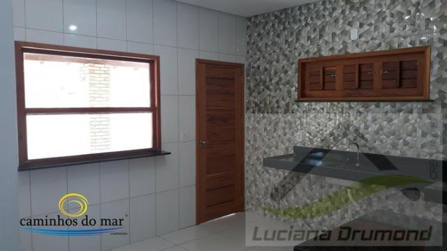 Casa 3 Suítes Top Condomínio Clube Piscina Lazer a 100m do Mar - Foto 8