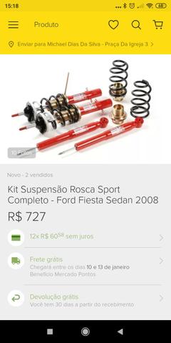 Suspensão a rosca do Ford Focus 2000 a 2007 nova
