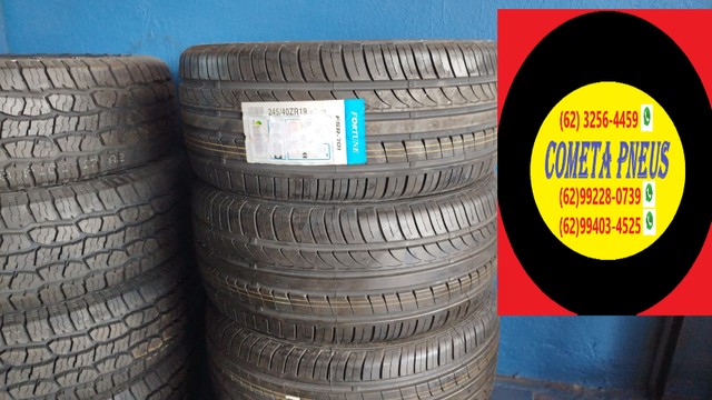 (2undisp) Kit 2 Pneus aro 19 medida 245/40r19  Fortune - Foto 2