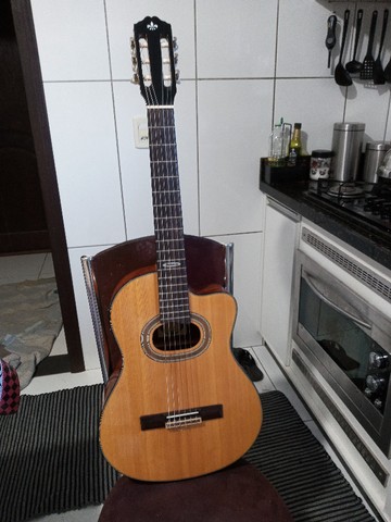 Violão Nylon Clássico Strinberg Sc-30 Elétrico Com Afinador - Foto 2