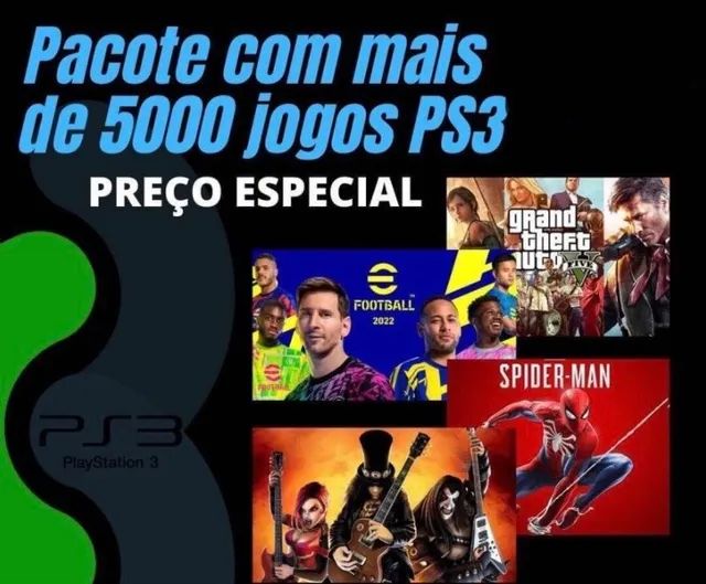 Pacote Jogos PS3 mídia digital — Videogames — Uberlândia