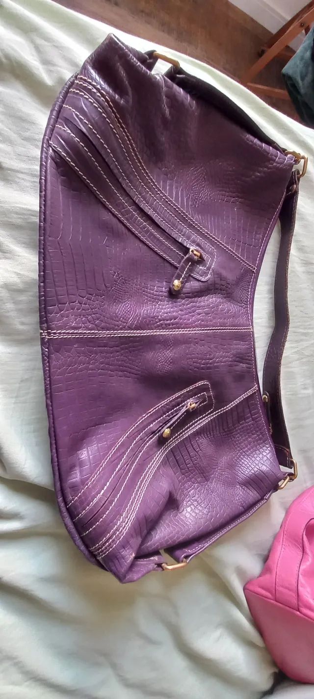 Bolsa couro legítimo  - Foto 3