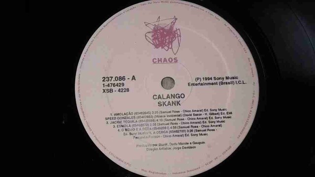Lp do Skank - Calango (1994)  - Foto 2