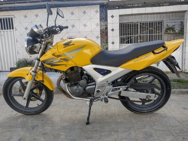 Honda cbx 250 twister,2008, amarela, r$ 6.500 em Brasil