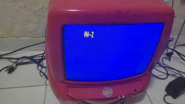 Tv de Tubo de coleção. Relâmpago Maccen.