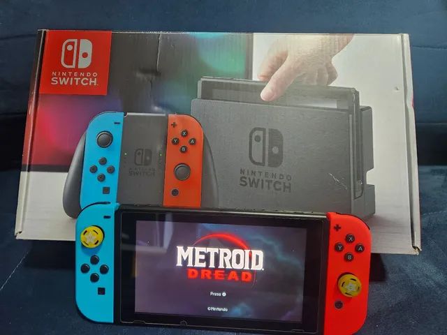 Nintendo Switch V1 Desbloqueado Completo Lotado De Jogos - Escorrega o Preço