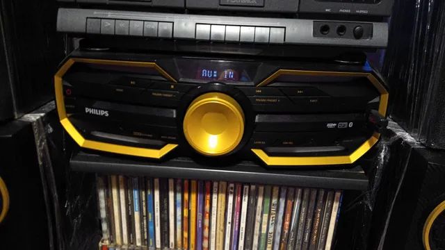 Gradiente DS600 e Philips FX 50X/78 sistema com caixas originais - Foto 4