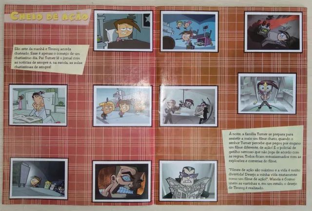 Álbum de figurinhas OS PADRINHOS MÁGICOS! - Foto 5