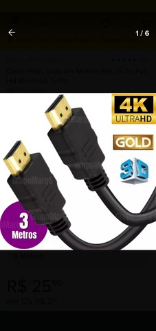 Cabo Hdmi 