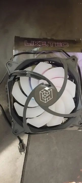 Ventoinha Fan Cooler ARGB Liketec NOVO - Foto 3