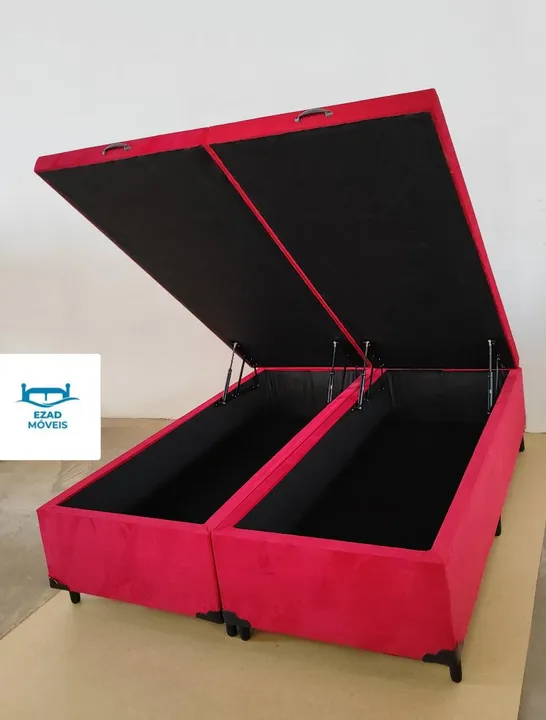BOX BAÚ KING SIZE BI-PARTIDO A PREÇO DE FÁBRICA