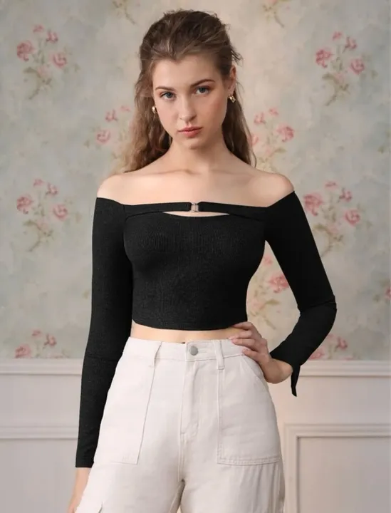 Cropped preto