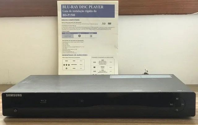 Blu-Ray disc player samsung bd-p 1500 liga mas não  abre o compartimento de disc,sem - Foto 3