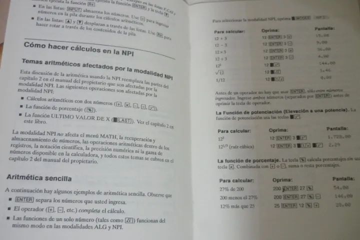 Manual Calculadora Hp 17b Em Espanhol, Em Bom Estado Leia - Foto 6