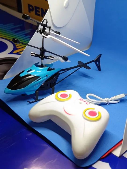 Mini Helicóptero Com Controle  - Foto 4