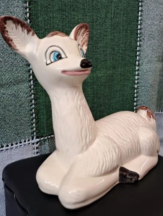 Veado Bibelô em Louçã/Porcelana - Foto 2
