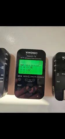 Flash transmissor e receptor Yongnuo - Foto 3