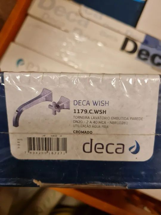 Torneira Deca Wish Parede  1179 C.WSH