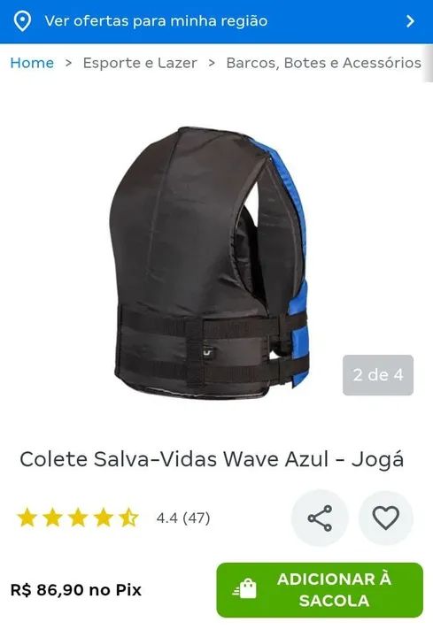 Colete Salva-Vidas Infantil - Foto 4