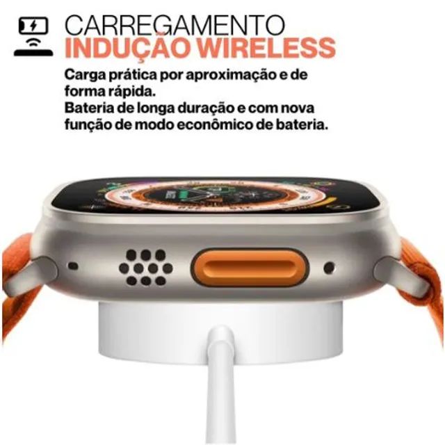 Smartwatch Relógio T900 Ultra Inteligente  Série 9 IWO Lançamento Original - Foto 4